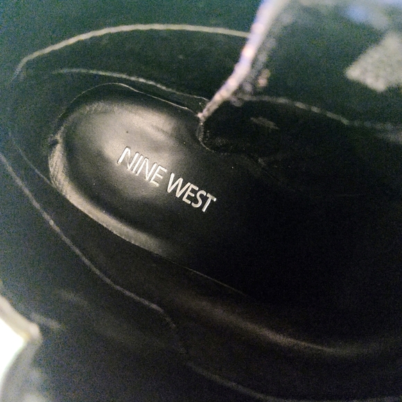 Blue Nine West Stiletto Ankle Boots - Picture 3 of 5